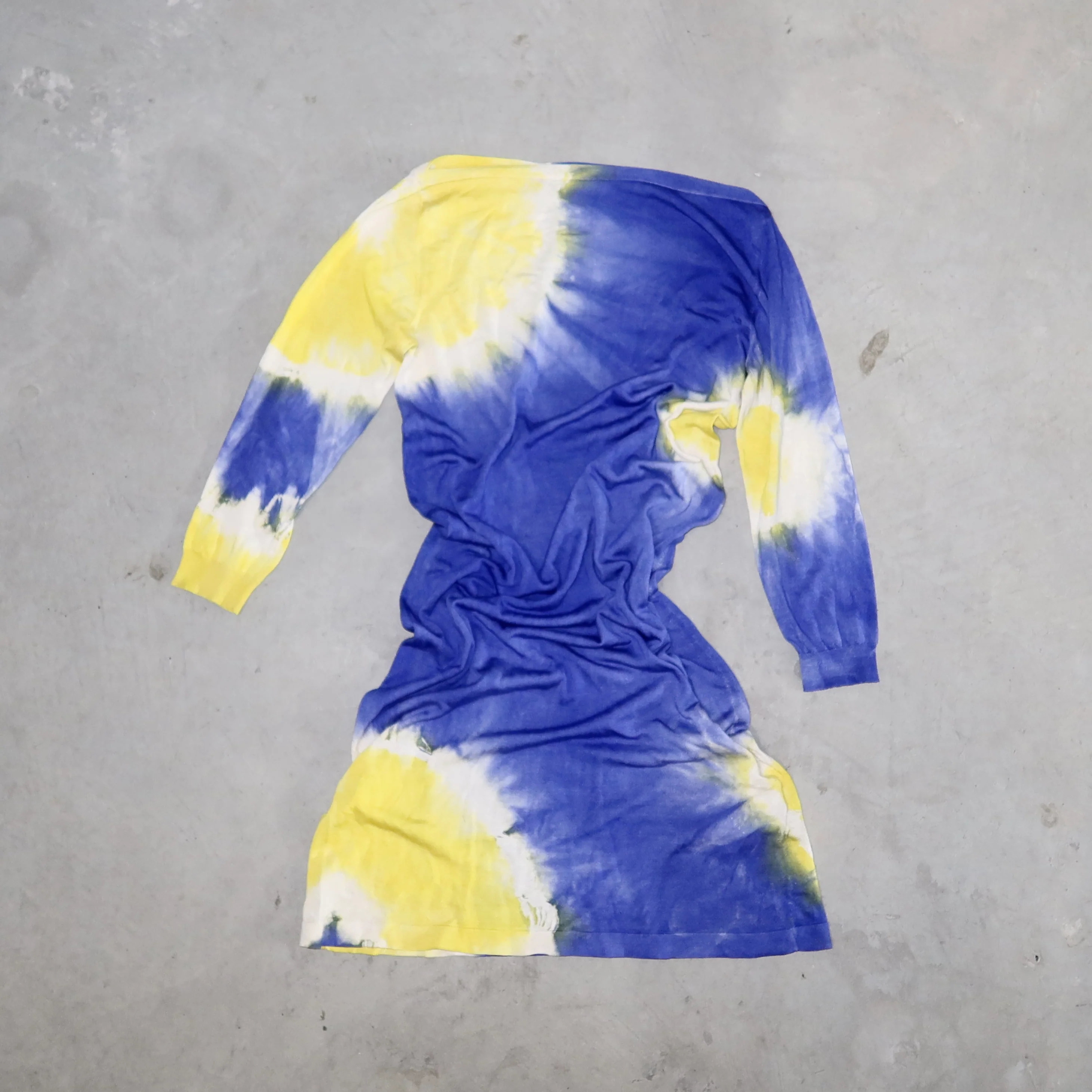Blumarine SS2010 Silk Tie Dye Mini Dress - Image 6