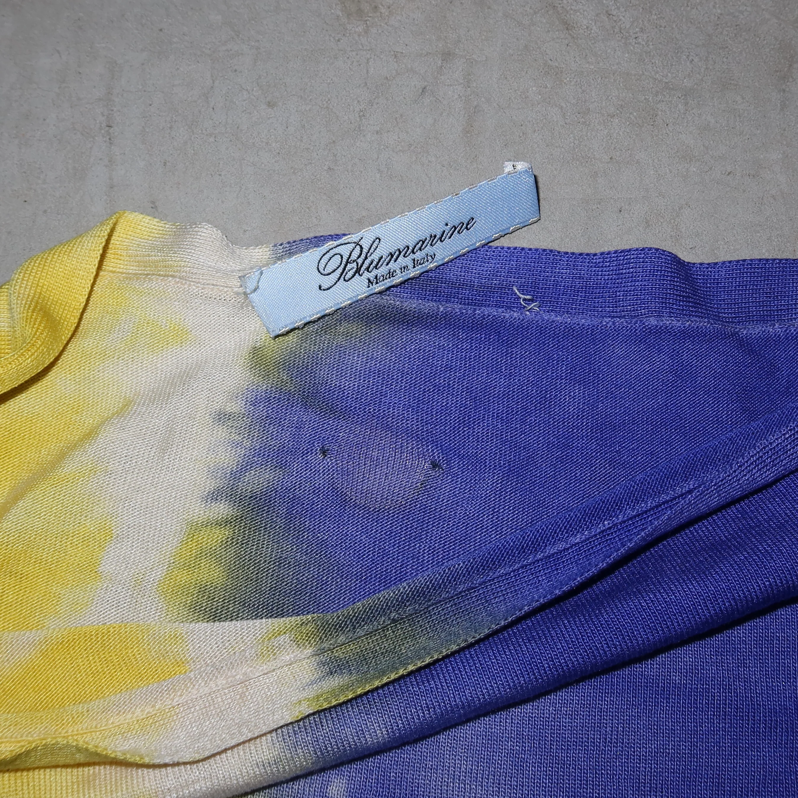Blumarine SS2010 Silk Tie Dye Mini Dress - Image 7