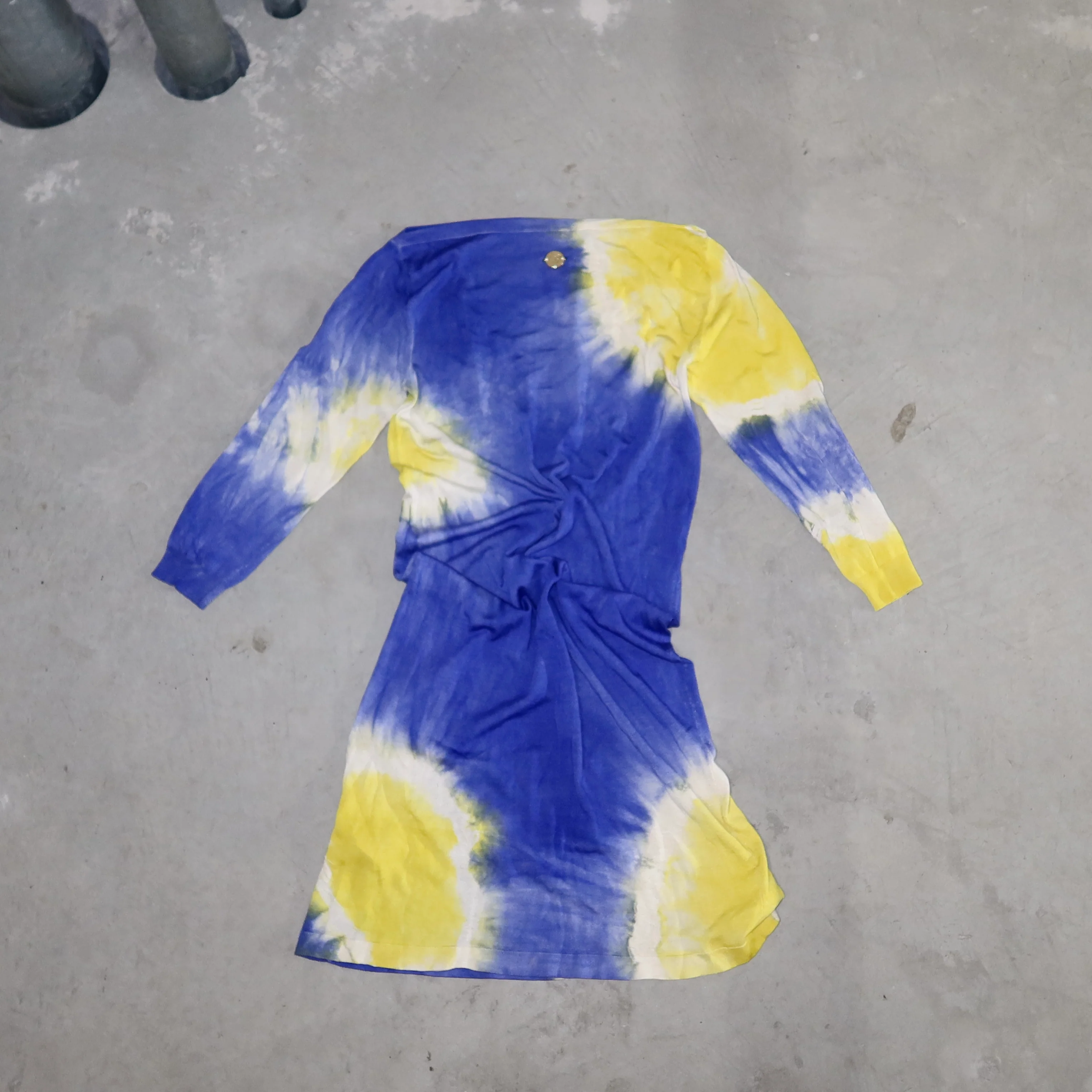 Blumarine SS2010 Silk Tie Dye Mini Dress - Image 9