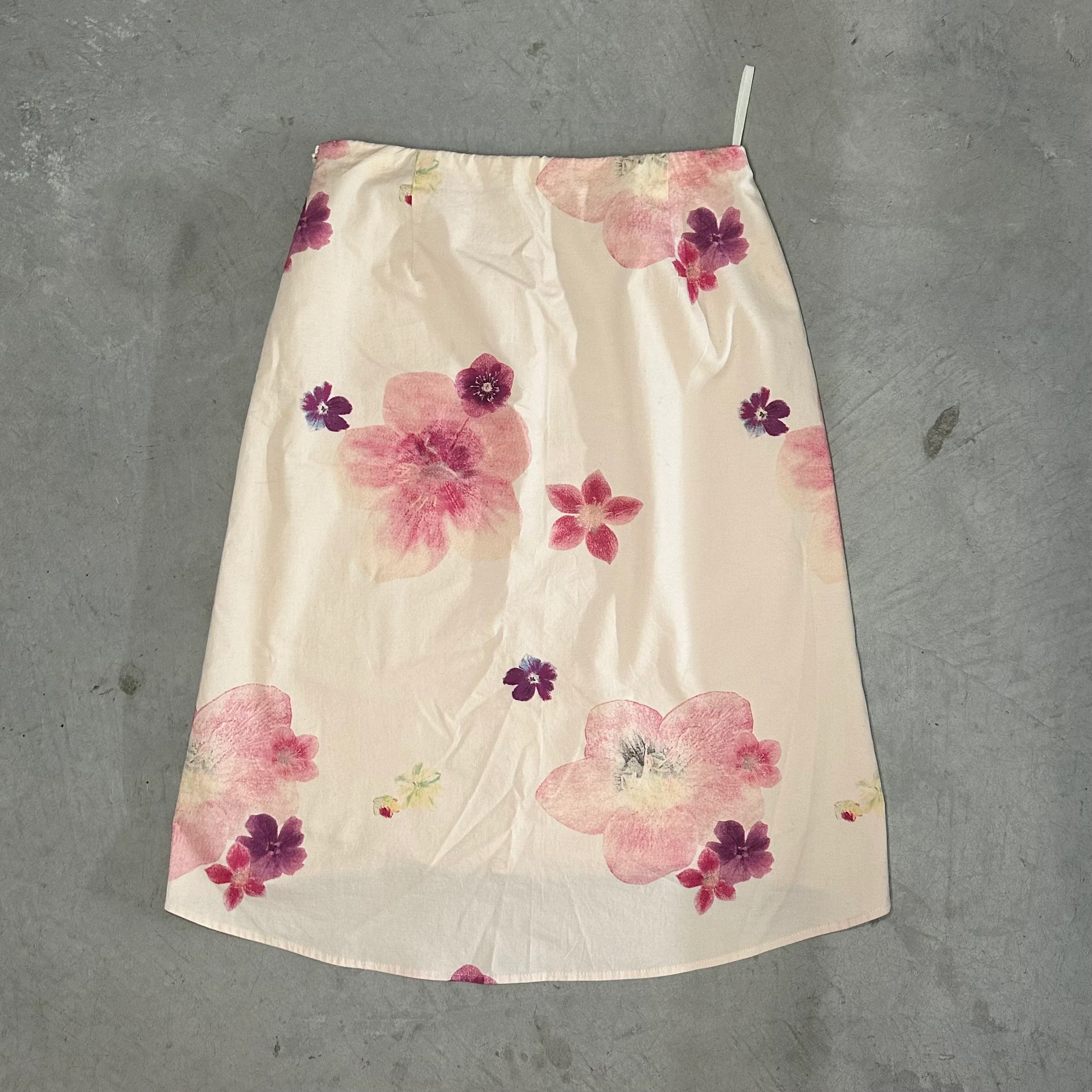 DKNY Flower Print Midi Skirt - Image 6