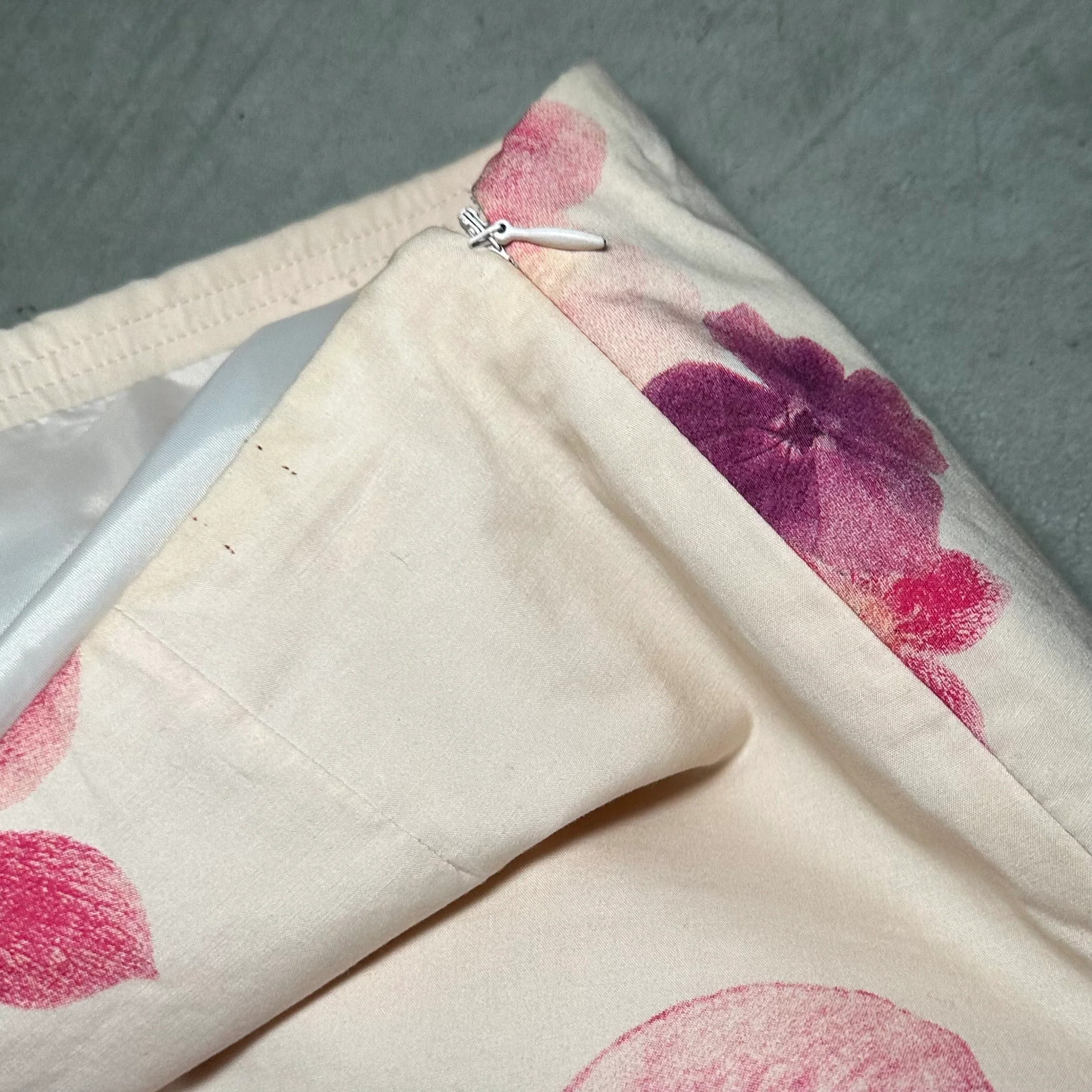 DKNY Flower Print Midi Skirt - Image 8
