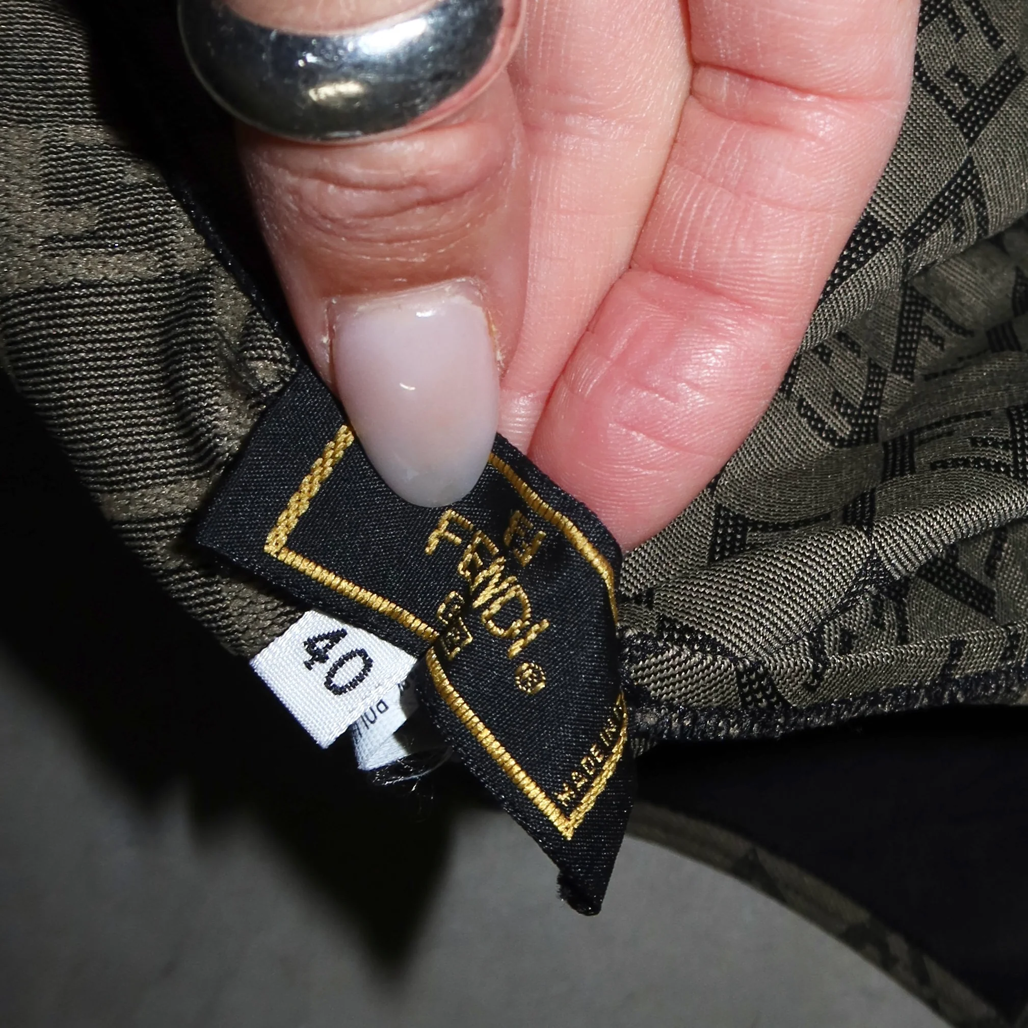 Fendi Zucca Print Monogram Swimsuit - Image 5