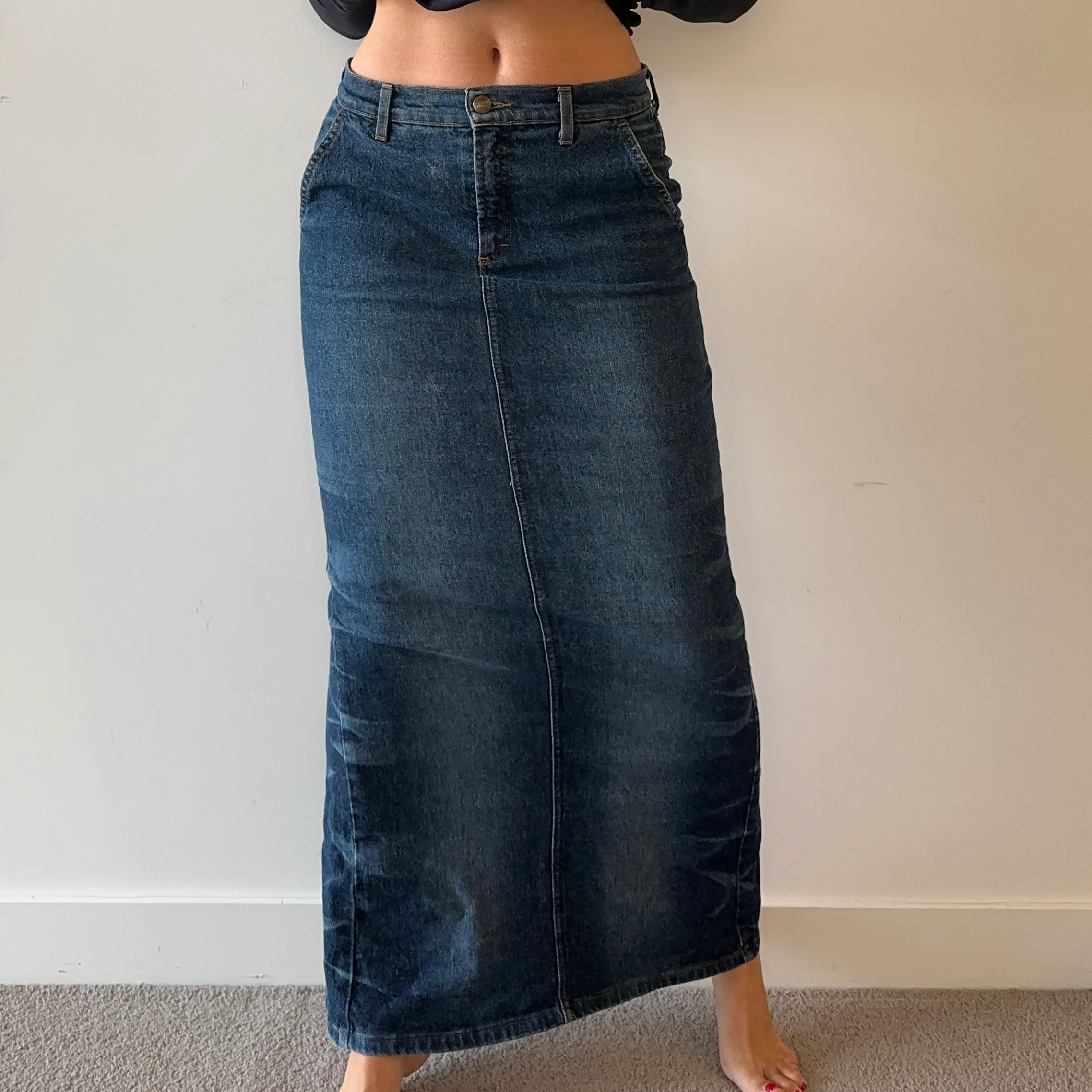 Just Cavalli Denim Maxi Skirt - Image 9