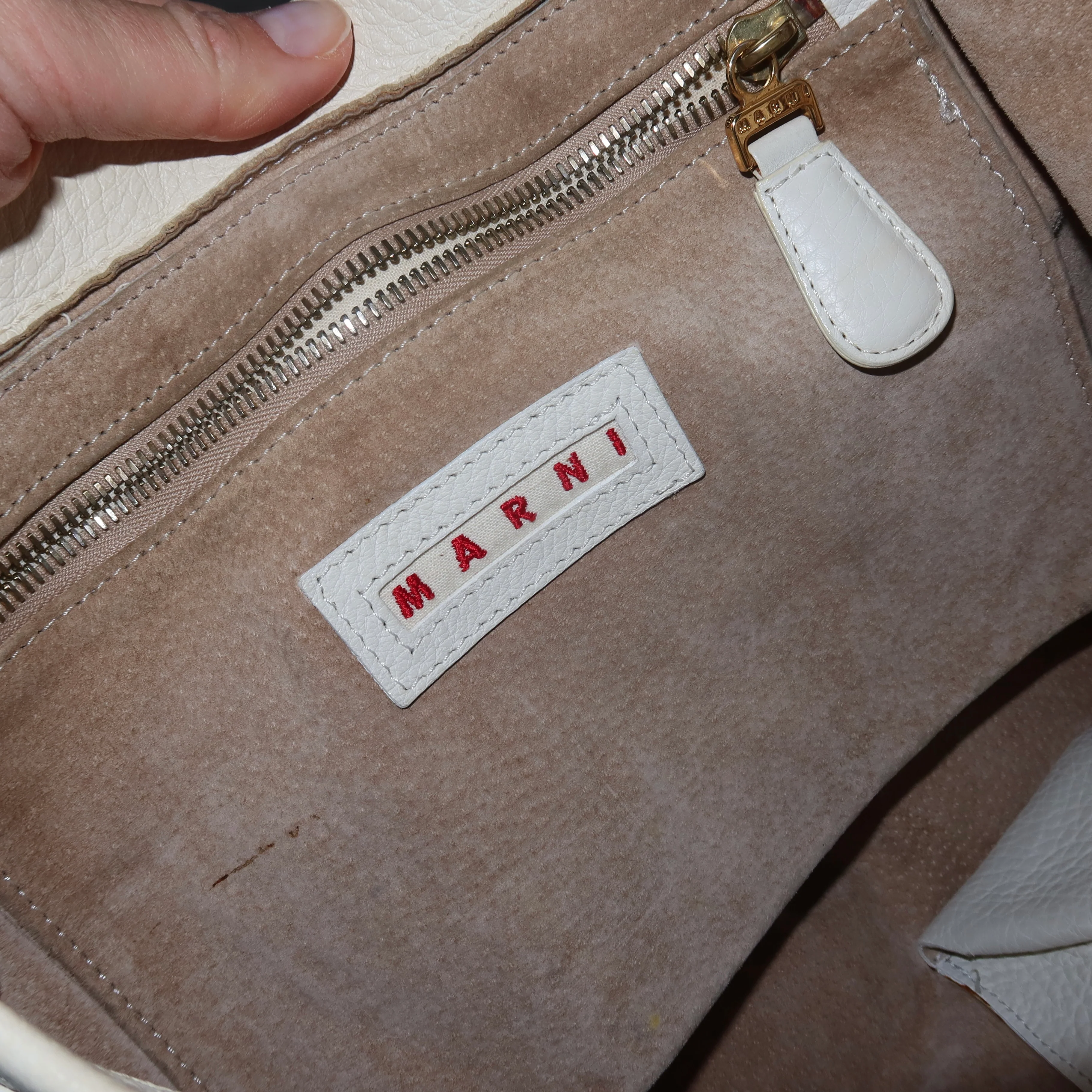 Marni 3D Flower Leather Messenger - Image 13