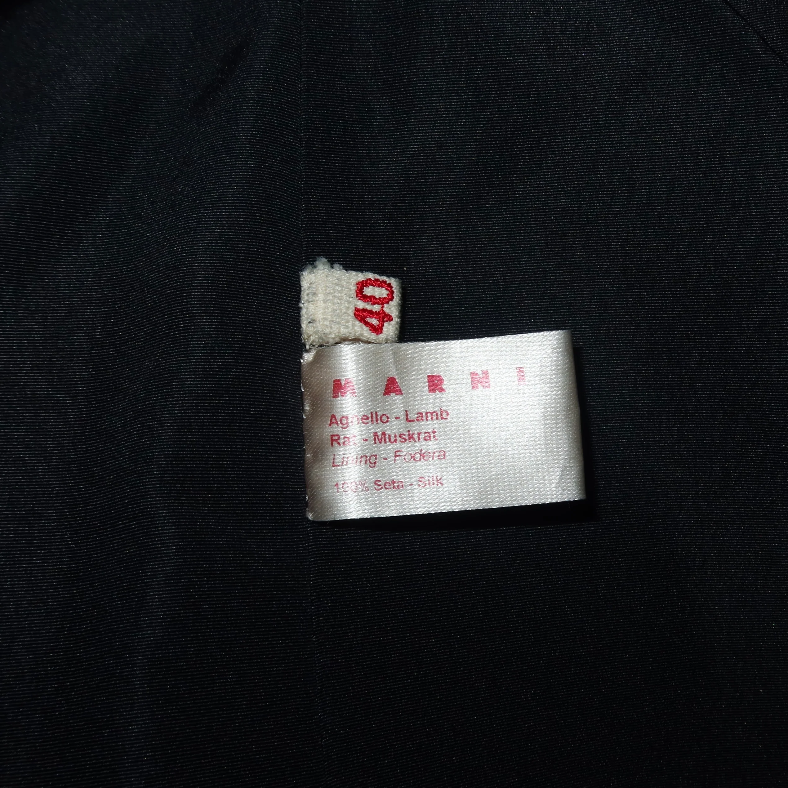 Marni Muskrat and Lamb Fur Coat - Image 4