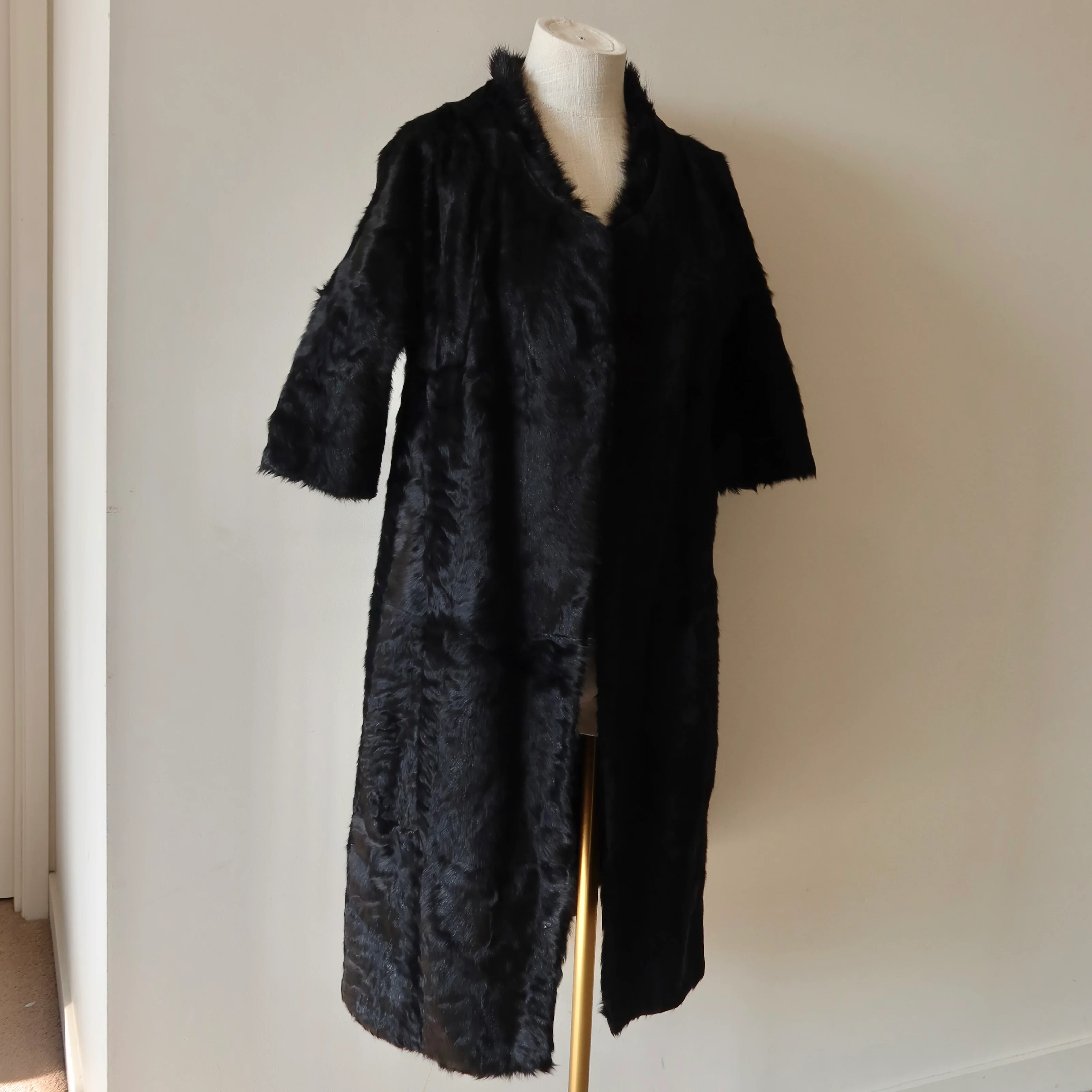 Marni Muskrat and Lamb Fur Coat - Image 6