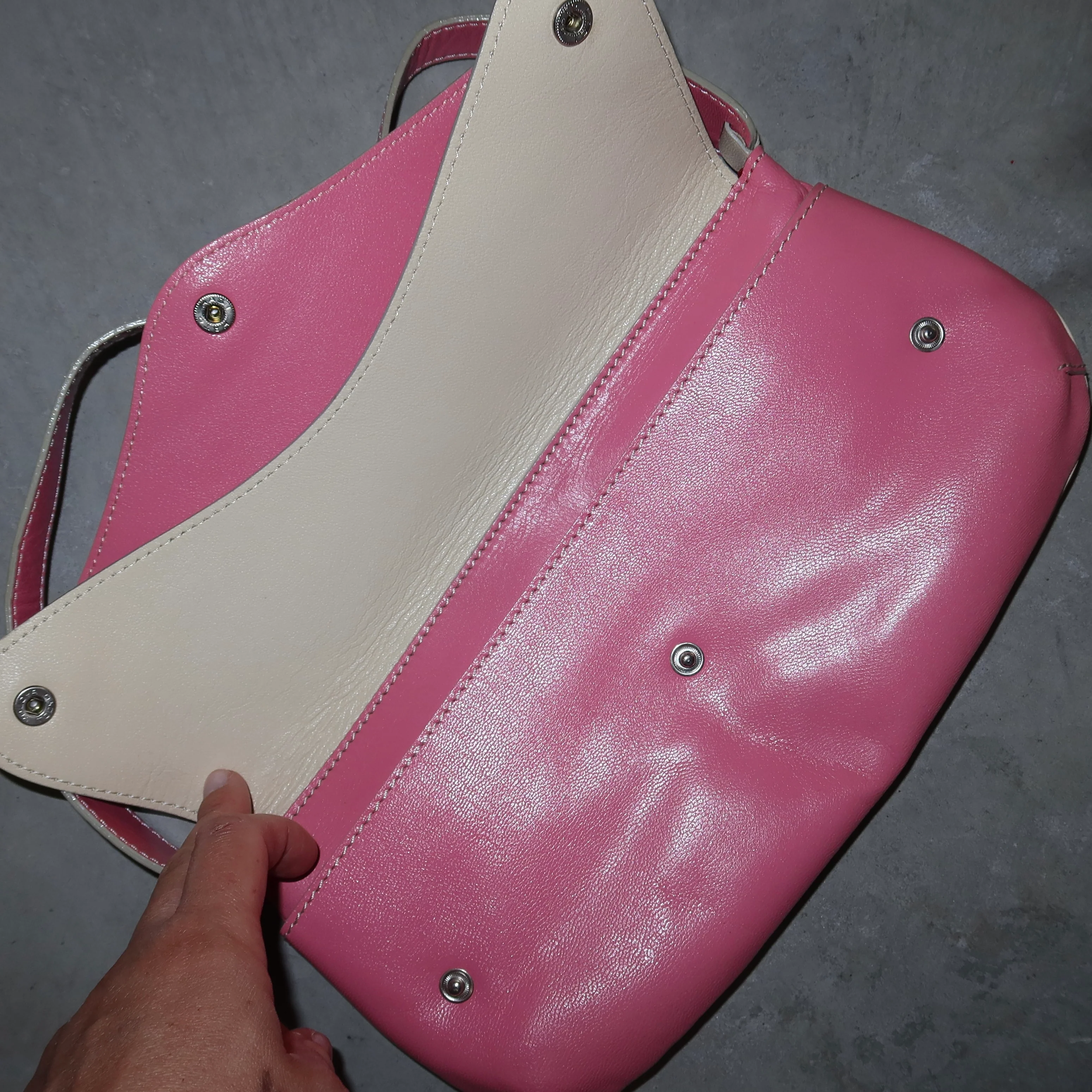 Paul Smith Pink Leather Bag - Image 8