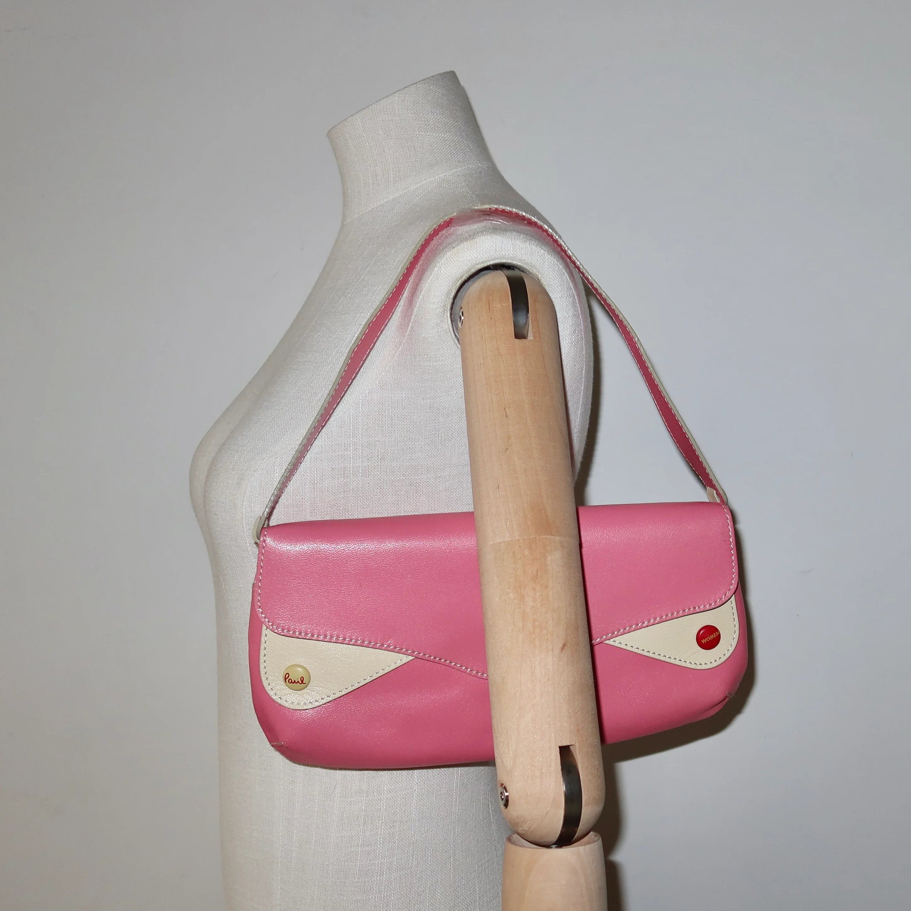 Paul Smith Pink Leather Bag - Image 9